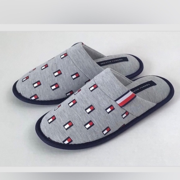 New Tommy Hilfiger Slippers Mens Size 8 - Picture 7 of 9
